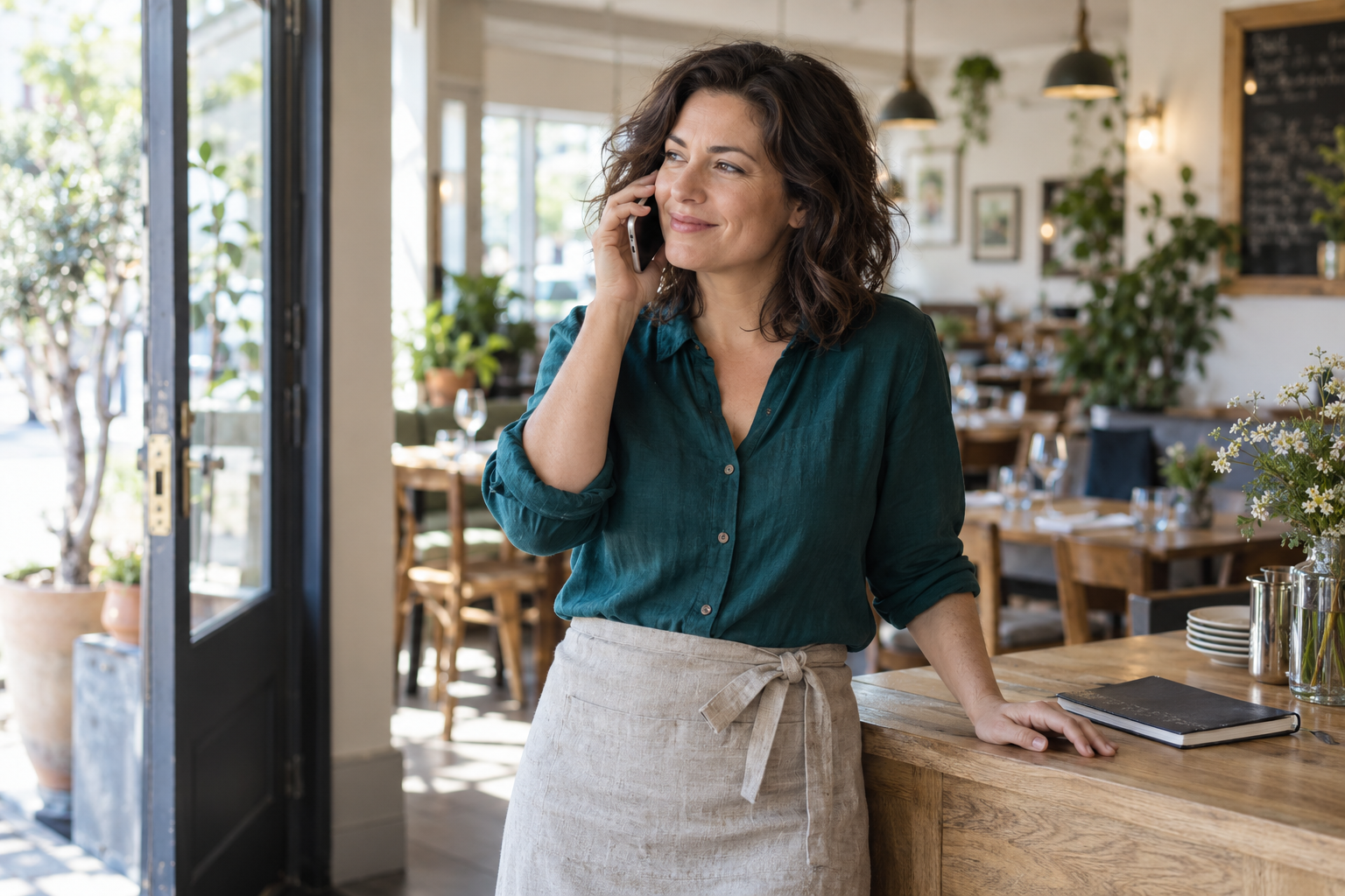 Venue owner having a first conversation with hospitality accountants.